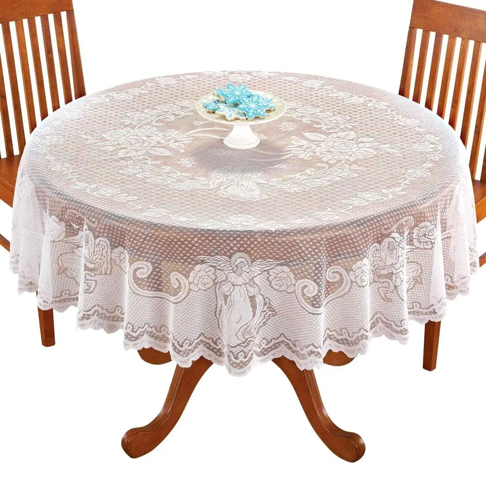 Christmas Decoration Round White Lace Tablecloth Rectangle Christmas Angel Table Cover For Home Kitchen Cloth Party Supply
Christmas Decoration Round White Lace Tablecloth Rectangle Christmas Angel Table Cover For Home Kitchen Cloth Party Supply