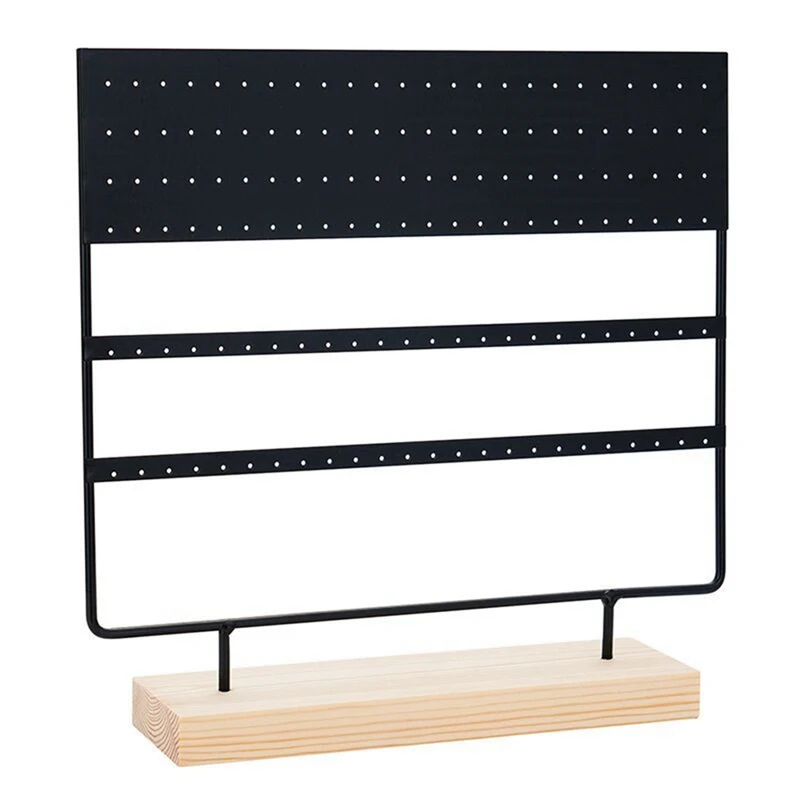 1 PCS Earring Holder Earring Organizer Stand 144 Holes Earring Display Stand With Wooden Tray For Hanging Earrings
1 PCS Earring Holder Earring Organizer Stand 144 Holes Earring Display Stand With Wooden Tray For Hanging Earrings