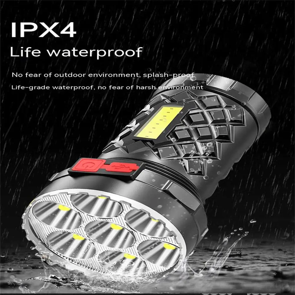Portable Small Torch 7led Usb Rechargeable Waterproof Cob Side Light Glare Flashlight For Outdoor Home
Portable Small Torch 7led Usb Rechargeable Waterproof Cob Side Light Glare Flashlight For Outdoor Home
