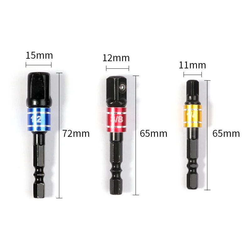 3 шт./компл. 1/4 "3/8" 1/2 "адаптер для сверл, шестигранная Магнитная модель, набор удлинителей для ударного драйвера
3 шт./компл. 1/4 "3/8" 1/2 "адаптер для сверл, шестигранная Магнитная модель, набор удлинителей для ударного драйвера