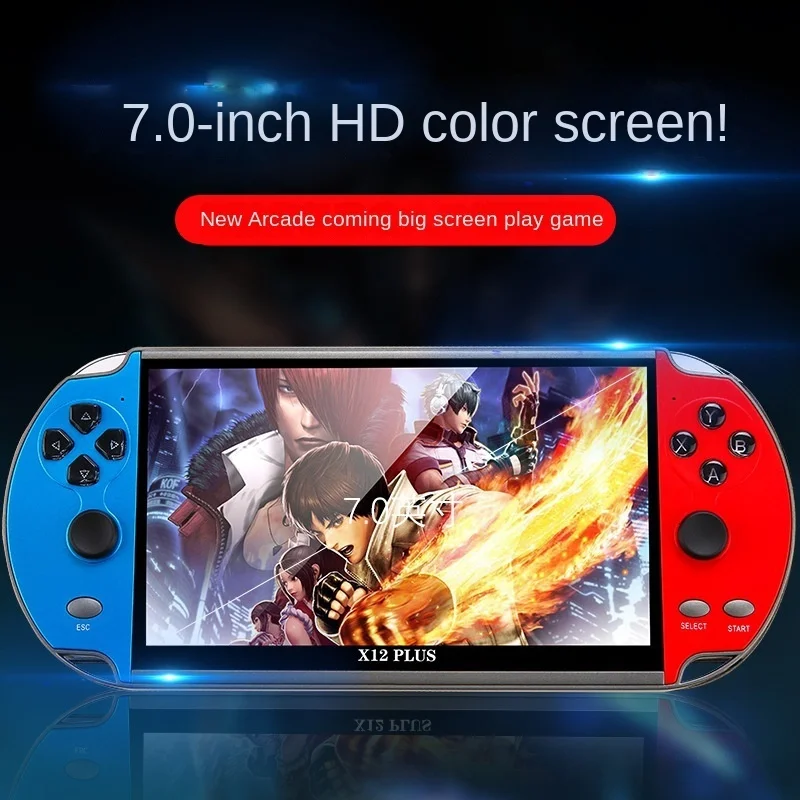 Игровая консоль X12plus dual rocker, 7 дюймов, HD, большой экран, портативная игровая консоль PSP, 16 ГБ, ностальгическая аркадная консоль, бесплатная дос...
Игровая консоль X12plus dual rocker, 7 дюймов, HD, большой экран, портативная игровая консоль PSP, 16 ГБ, ностальгическая аркадная консоль, бесплатная дос...