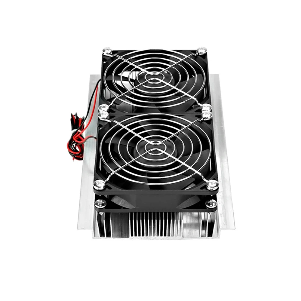 1PCS Thermoelectric Peltier Refrigeration Semiconductor Cooling System Kit Double Fan Semiconductors Other Electronic Component
1PCS Thermoelectric Peltier Refrigeration Semiconductor Cooling System Kit Double Fan Semiconductors Other Electronic Component