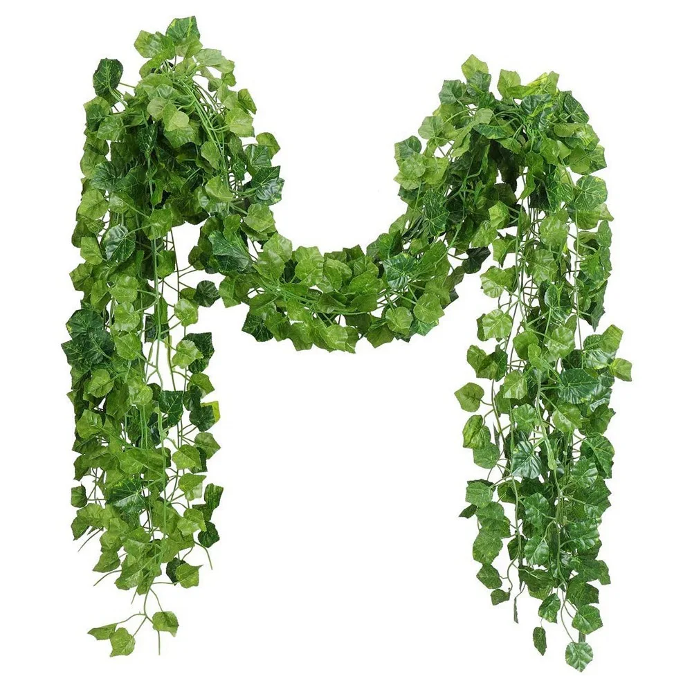 12 Strands Artificial Fake Grape Vines Ivy Leaves with 3 Strings Grapes for Wedding Party Home Wall Decoration
12 Strands Artificial Fake Grape Vines Ivy Leaves with 3 Strings Grapes for Wedding Party Home Wall Decoration