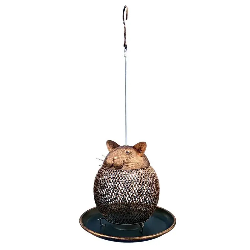 Garden Bird Feeder Outdoor Wild Bird Feeder Cat Shape Rainproof Metal Automatic Bird Supplies For Wild Birds Feeding Garden
Garden Bird Feeder Outdoor Wild Bird Feeder Cat Shape Rainproof Metal Automatic Bird Supplies For Wild Birds Feeding Garden