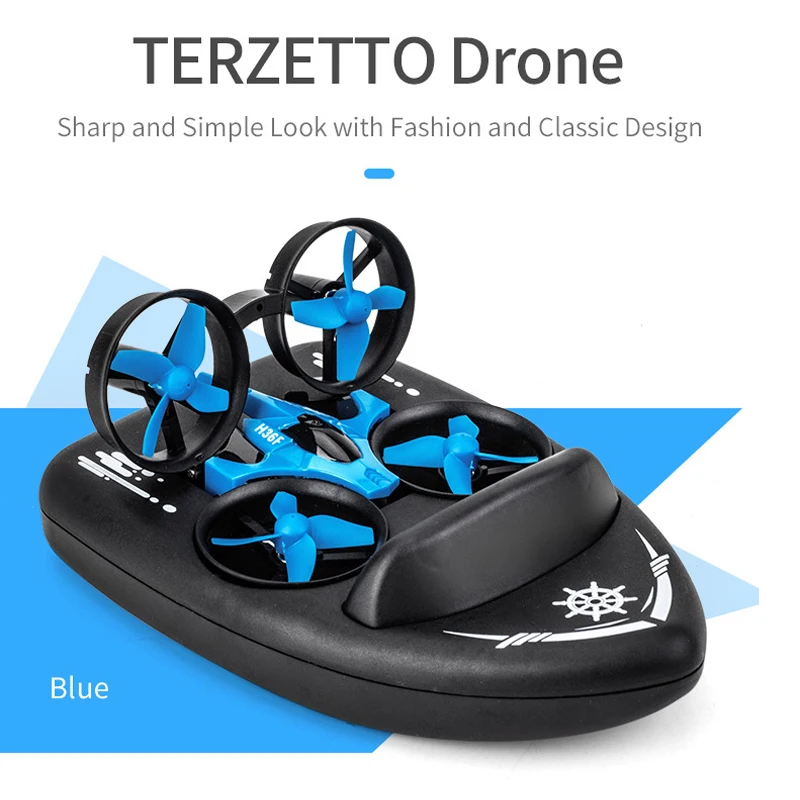 3 In 1 Sea Land and Air Mini Aircraft 2.4G Remote Control Four-axis Model Drone Remote Control Simulation Hovercraft Kid's Toys
3 In 1 Sea Land and Air Mini Aircraft 2.4G Remote Control Four-axis Model Drone Remote Control Simulation Hovercraft Kid's Toys