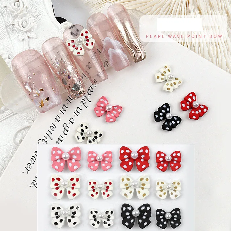 2Sizes Dotting Bowtie Alloy Charms Pearl Wave Point Bow Shaped Nail Art Large Rhinestones Multi-Colors DIY Manicure Gems Decor
2Sizes Dotting Bowtie Alloy Charms Pearl Wave Point Bow Shaped Nail Art Large Rhinestones Multi-Colors DIY Manicure Gems Decor