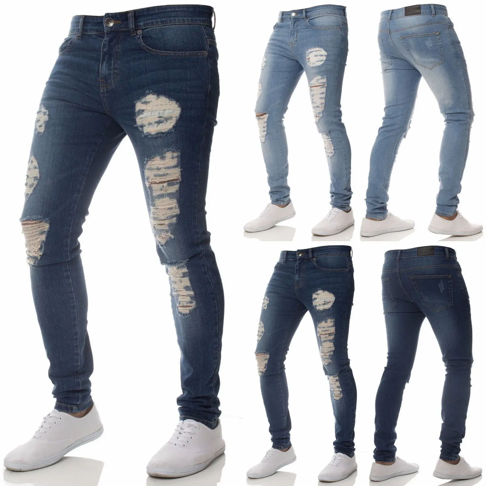 Men Denim Pants Casual Destroyed Frayed Slim Skinny Fit DISTRESSED RIPPED JEANS 2022 New Fashion
Men Denim Pants Casual Destroyed Frayed Slim Skinny Fit DISTRESSED RIPPED JEANS 2022 New Fashion