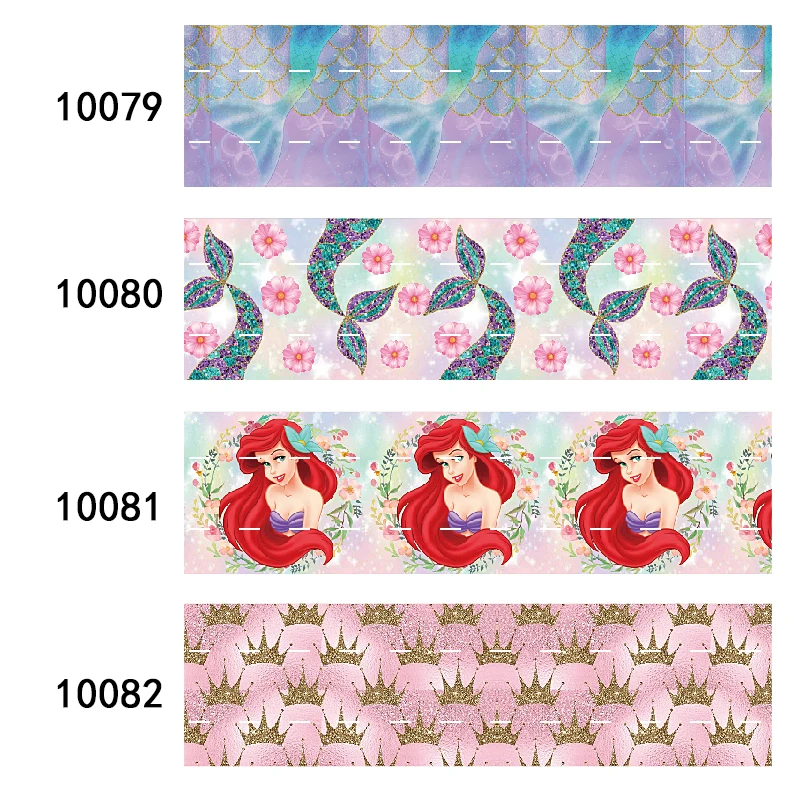 Printed Disney Ariel Moana Princess Grosgrain Ribbon 25MM 10yards for DIY Bows Craft Supplies Decoration
Printed Disney Ariel Moana Princess Grosgrain Ribbon 25MM 10yards for DIY Bows Craft Supplies Decoration