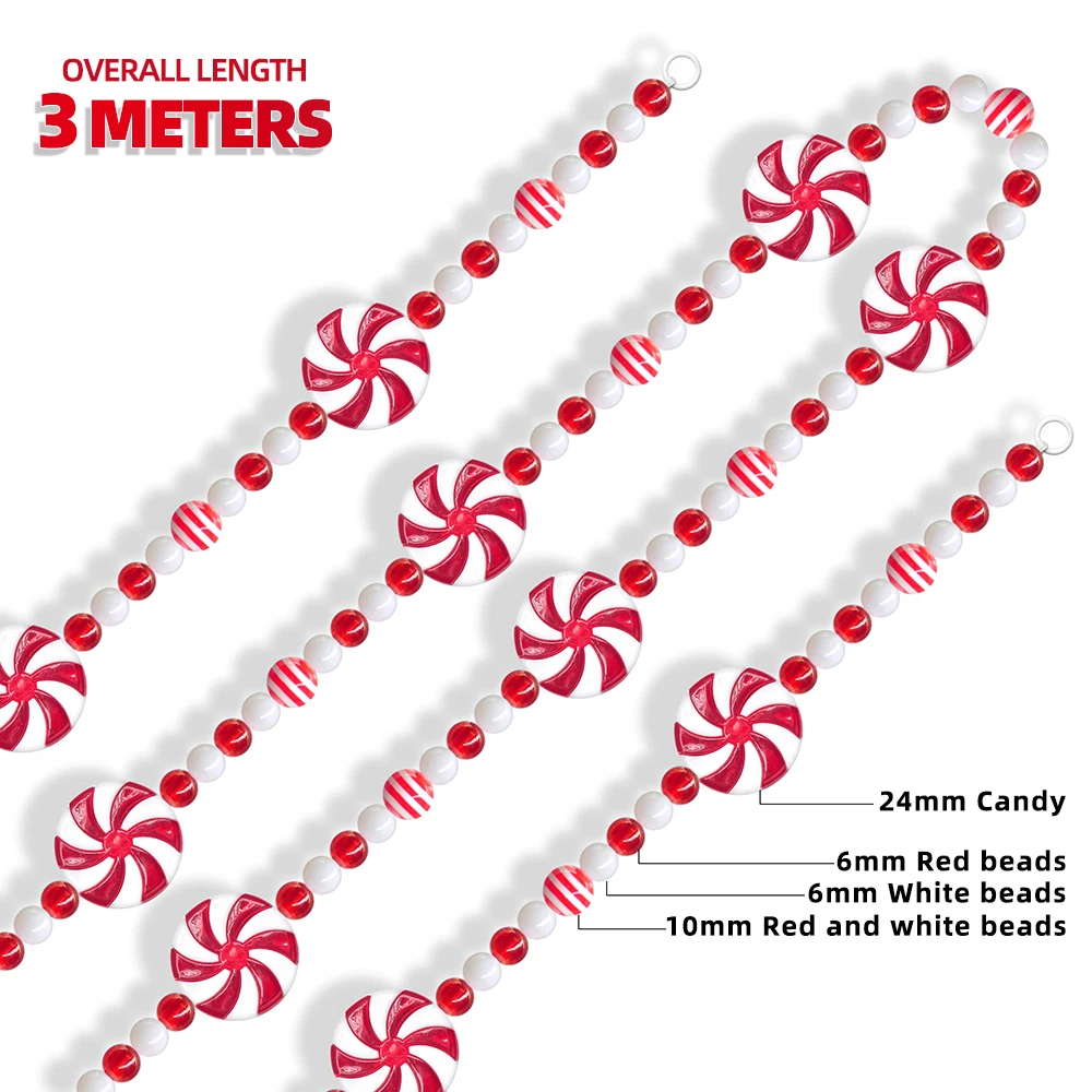 Рождественские конфетные подвески 3 м
Рождественские конфетные подвески 3 м