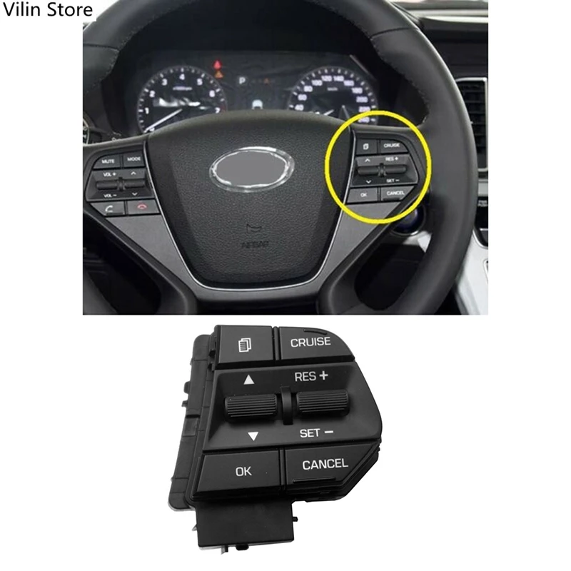 Car Right Steering Wheel Switch Cruise Control for Hyundai Sonata 2015-2016 96700-C1510
Car Right Steering Wheel Switch Cruise Control for Hyundai Sonata 2015-2016 96700-C1510