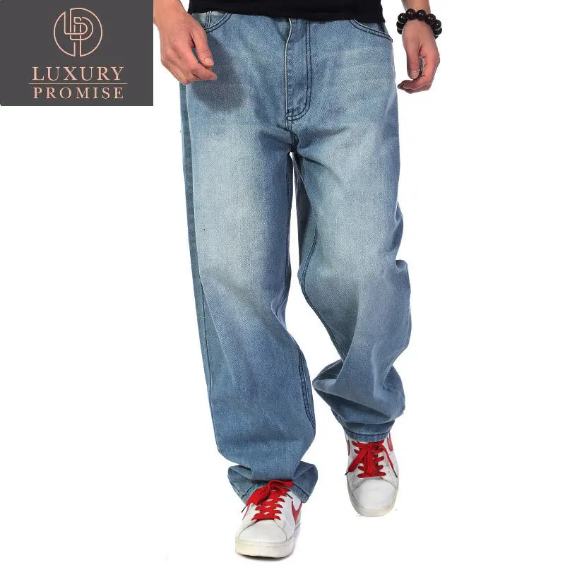 Autumn Large Men Jeans Cowboy Straight Harem Denim Pants Casual Cotton Loose Wide Leg Trousers Blue Plus Size 30-46
Autumn Large Men Jeans Cowboy Straight Harem Denim Pants Casual Cotton Loose Wide Leg Trousers Blue Plus Size 30-46