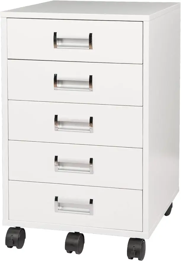 TOPSKY 5 Drawer Mobile Cabinet Fully Assembled Except Casters Built-in Handle (White)
TOPSKY 5 Drawer Mobile Cabinet Fully Assembled Except Casters Built-in Handle (White)