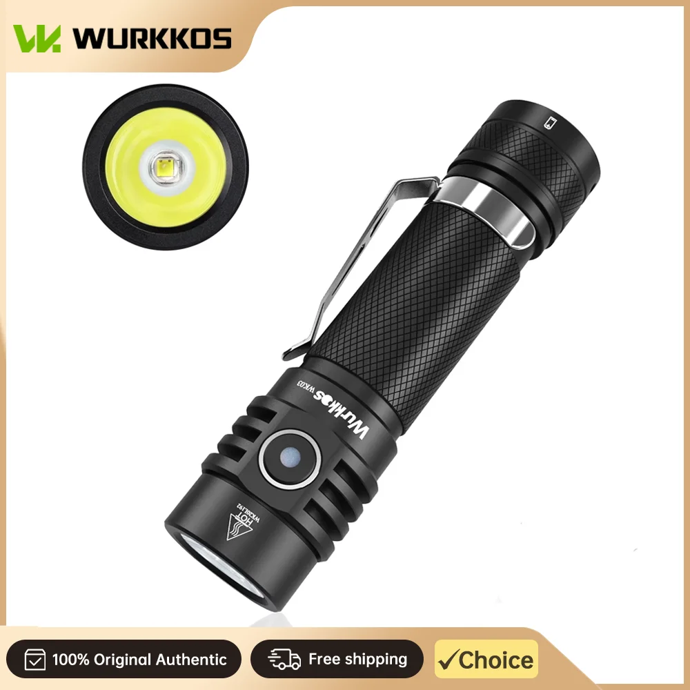 Wurkkos WK03 LED фонарик алюминиевый 1800LM
Wurkkos WK03 LED фонарик алюминиевый 1800LM