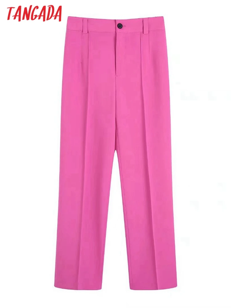 Tangada 2022 New Female Pink Suit Pants Trousers for Women Pockets Office Lady Elegant Pants Pantalon BE296
Tangada 2022 New Female Pink Suit Pants Trousers for Women Pockets Office Lady Elegant Pants Pantalon BE296