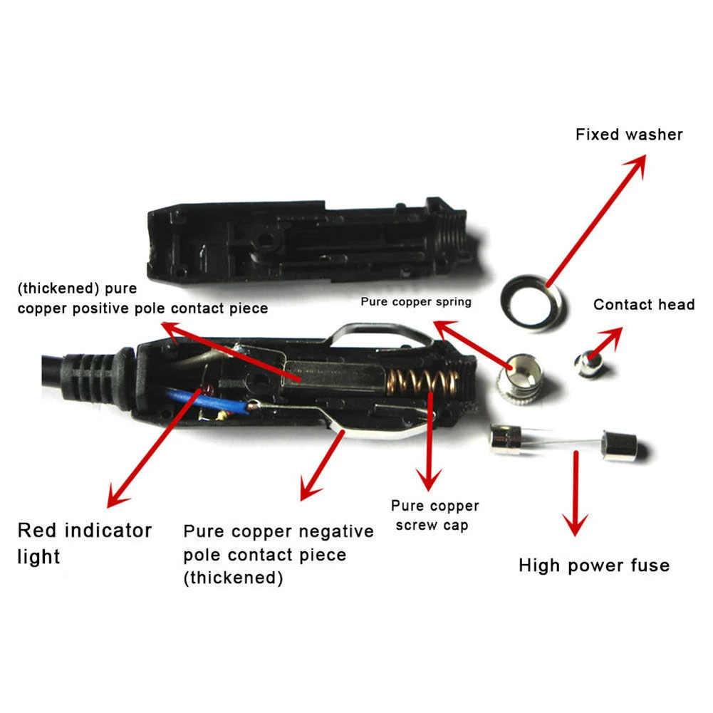 12V Fused Cigar Lighter Power Plug Connector For Car/Van Vehicle Motor With Red Indicator Light Car Cigar Lighter Plugs
12V Fused Cigar Lighter Power Plug Connector For Car/Van Vehicle Motor With Red Indicator Light Car Cigar Lighter Plugs