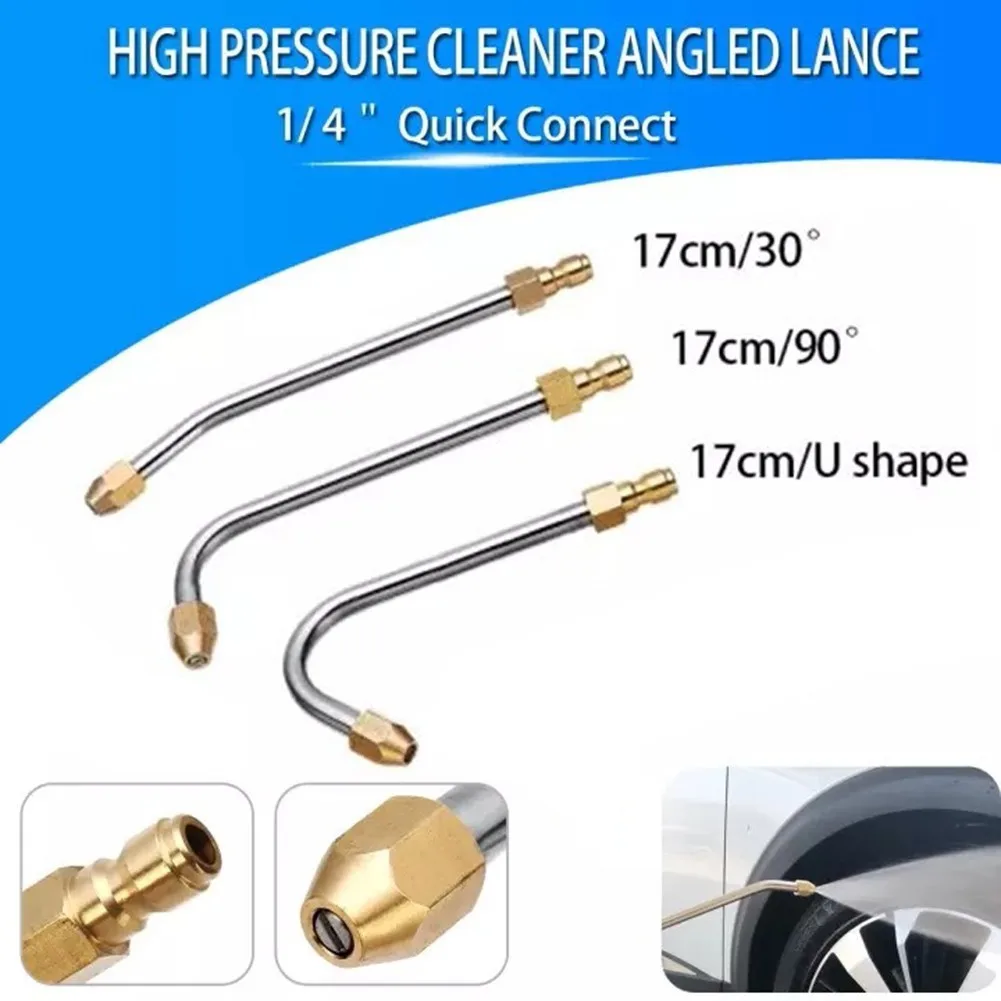 High Pressure Washer Angled Lance Extension Spray Wand Nozzle 1/4" 30° /90° /U-Shape Power Water Gun Extension Spray Cleaning
High Pressure Washer Angled Lance Extension Spray Wand Nozzle 1/4" 30° /90° /U-Shape Power Water Gun Extension Spray Cleaning