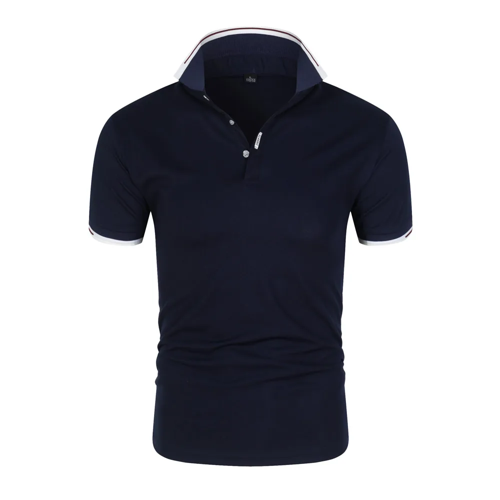 Fashion Summer High Quality Men Polo Shirts Casual Business Social Short Sleeve Mens Shirts Stand Collar Comfortable Polo Shirt
Fashion Summer High Quality Men Polo Shirts Casual Business Social Short Sleeve Mens Shirts Stand Collar Comfortable Polo Shirt