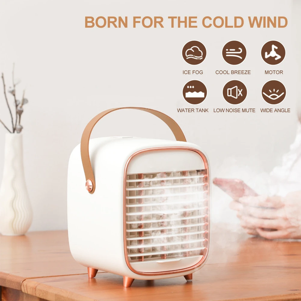 Mini Portable Air Conditioner Personal Space Air Cooler with Light Humidifier Air Purifier Water Cooling Fan For Home Office
Mini Portable Air Conditioner Personal Space Air Cooler with Light Humidifier Air Purifier Water Cooling Fan For Home Office