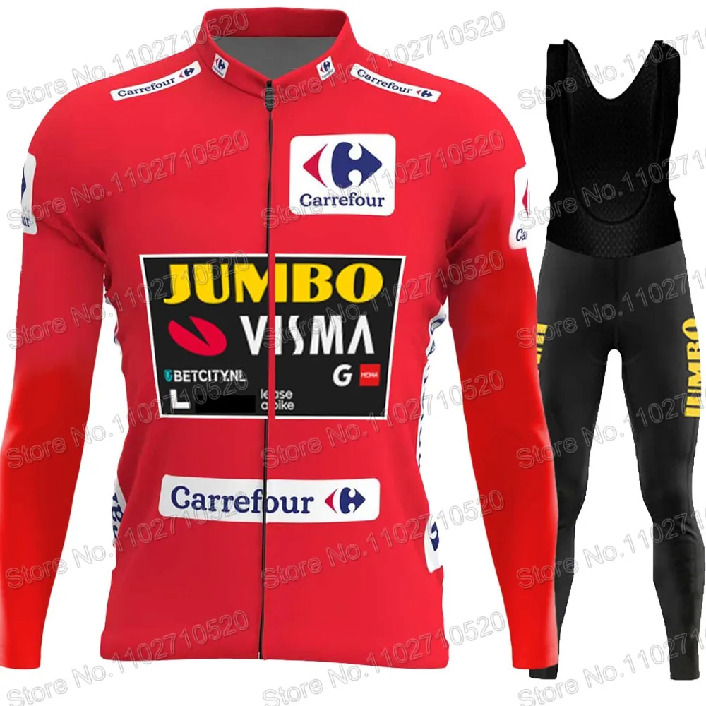 Комплект одежды для велоспорта Jumbo Visma, красная винтажная одежда для поездок в Испанию, с длинным рукавом, куртка для шоссейного велосипеда, 2023
Комплект одежды для велоспорта Jumbo Visma, красная винтажная одежда для поездок в Испанию, с длинным рукавом, куртка для шоссейного велосипеда, 2023