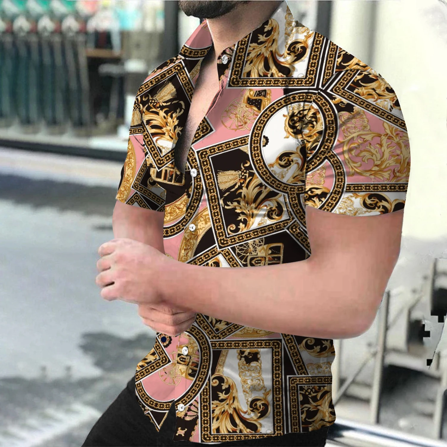 2023 new men's short-sleeved shirt Noble 3D dynamic printing fashion casual clothing high-quality shirt S-4XL
2023 new men's short-sleeved shirt Noble 3D dynamic printing fashion casual clothing high-quality shirt S-4XL