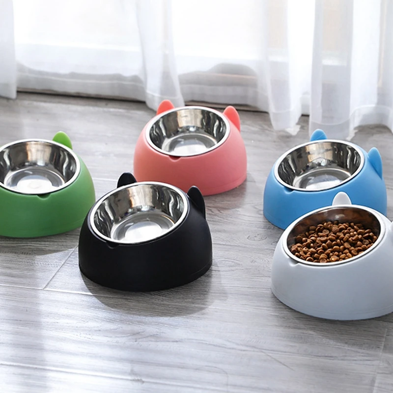 Non-slip Pet Bowl Cat Ear Shape Feeder Easy to Clean Stainless Steel Cat Food Bowl Household Pet Feeder Small Pet Supplies
Non-slip Pet Bowl Cat Ear Shape Feeder Easy to Clean Stainless Steel Cat Food Bowl Household Pet Feeder Small Pet Supplies