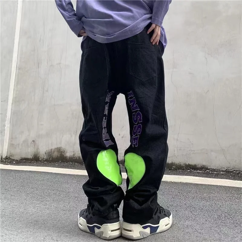 Men Emo Harajuku Streetwear Alt Women Jeans Hip Hop Wide Leg Baggy Denim Pants Grunge Graffiti Low Waist Trousers Y2k Clothes
Men Emo Harajuku Streetwear Alt Women Jeans Hip Hop Wide Leg Baggy Denim Pants Grunge Graffiti Low Waist Trousers Y2k Clothes