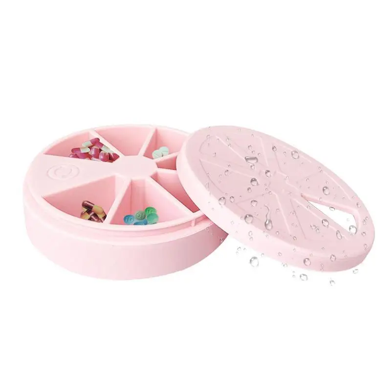 Circle Pill Organizer Round 7-Day Pill Medicine Vitamin Organizer Silicone Pill Box Case To Hold Vitamin Cod Liver Oil
Circle Pill Organizer Round 7-Day Pill Medicine Vitamin Organizer Silicone Pill Box Case To Hold Vitamin Cod Liver Oil
