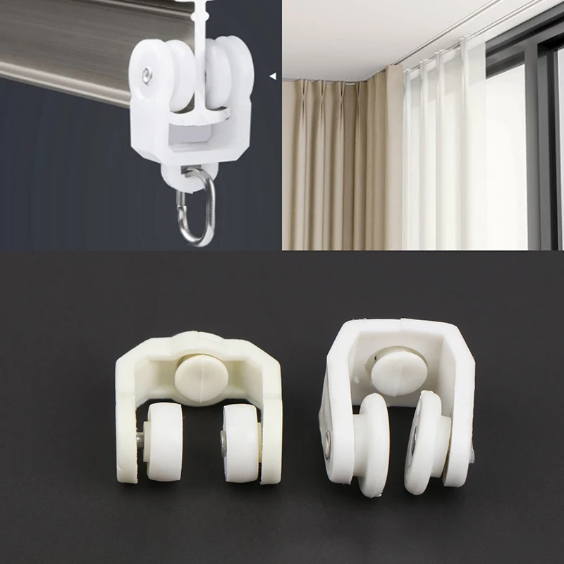 10Pcs Plastic Curtain Pulley Wheel Rollers Rail Straight Curved Track Hanging Hook Ring Slider Rail Guide Wheel Home Hardware
10Pcs Plastic Curtain Pulley Wheel Rollers Rail Straight Curved Track Hanging Hook Ring Slider Rail Guide Wheel Home Hardware
