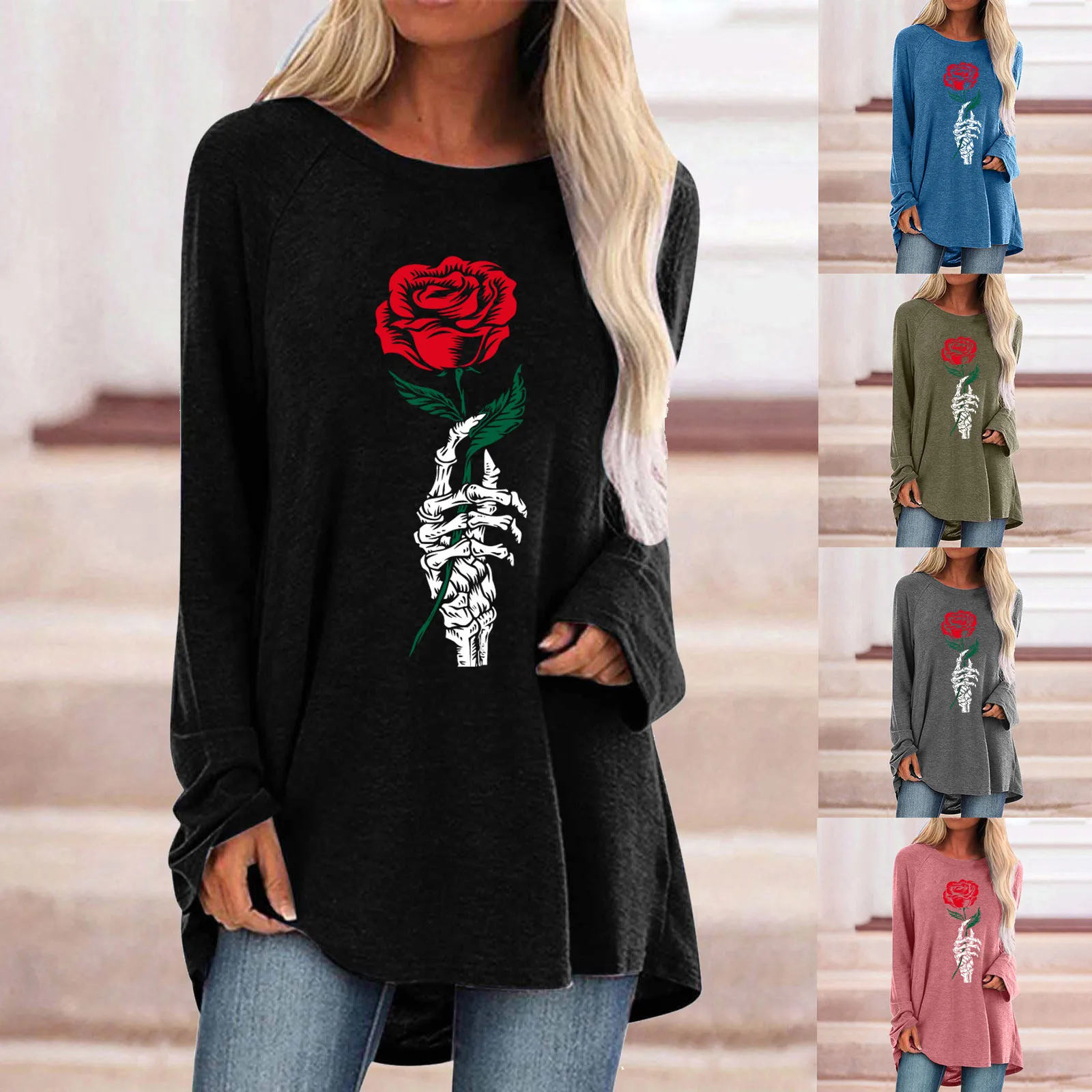 Funny Tea-drinking Skull Skeleton Print Shirt For Women Drop Shoulder Summer T Shirt 2022 Casual Round Neck Loose Tops Clothes
Funny Tea-drinking Skull Skeleton Print Shirt For Women Drop Shoulder Summer T Shirt 2022 Casual Round Neck Loose Tops Clothes