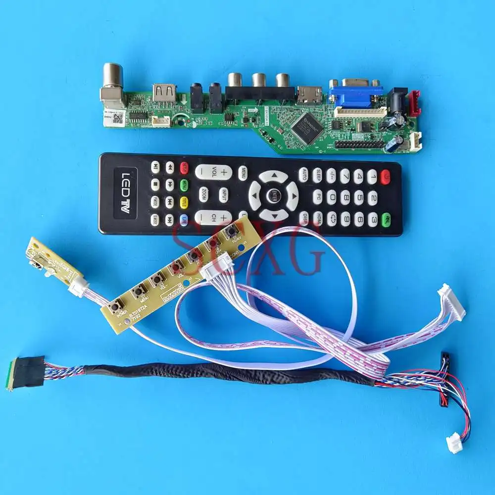 LED LCD Controller Board Kit For LTN173KT01-H01 Panel 17.3" USB HDMI-Compatible VGA AV 1600 900 LVDS 40 Pin TV Analog Signal
LED LCD Controller Board Kit For LTN173KT01-H01 Panel 17.3" USB HDMI-Compatible VGA AV 1600 900 LVDS 40 Pin TV Analog Signal