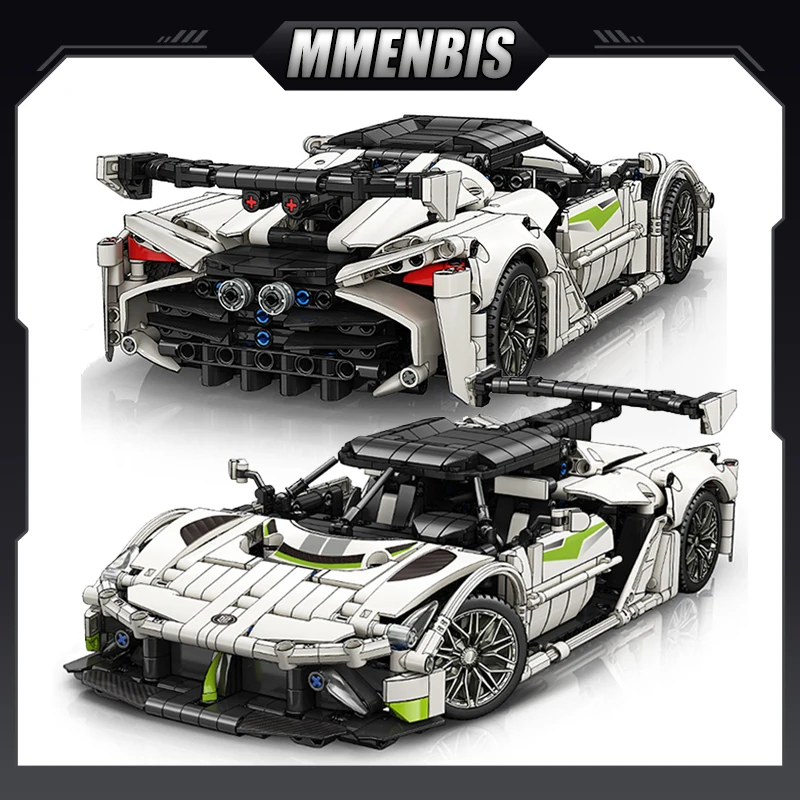 M MENBIS 1116Pcs Remote Control Super Racing Car Plastic Toys Building Blocks MOC Bricks Gifts for Boys Adult Kids City Vehicle
M MENBIS 1116Pcs Remote Control Super Racing Car Plastic Toys Building Blocks MOC Bricks Gifts for Boys Adult Kids City Vehicle