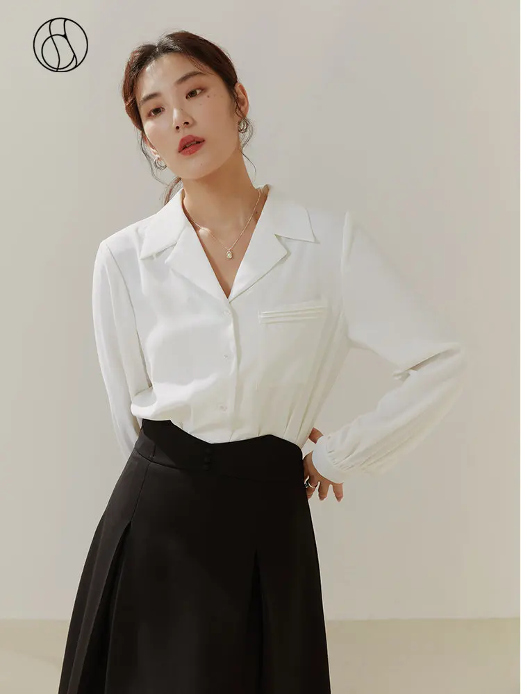 DUSHU Simple Design All-match Shirt Women 2022 Autumn New Casual Commuter Office Lady Necessary Retro Female Shirts Top
DUSHU Simple Design All-match Shirt Women 2022 Autumn New Casual Commuter Office Lady Necessary Retro Female Shirts Top