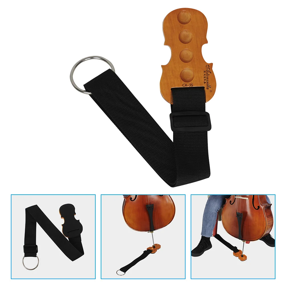 

Anti-slip Mat Cello Non Flooring Adjustable Endpin Rest Accessories Anchor Stopper Solid Wood Nonslip End-