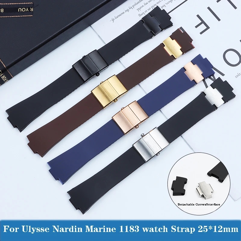 Ремешок силиконовый для часов Ulysse Nardin мужской, резиновый браслет для дайвинга, складная застежка из нержавеющей стали, черный коричневый си...
Ремешок силиконовый для часов Ulysse Nardin мужской, резиновый браслет для дайвинга, складная застежка из нержавеющей стали, черный коричневый си...