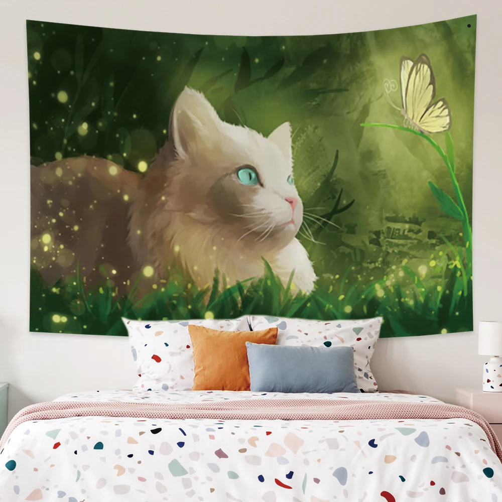 Cute Kitten Pattern Aesthetics Tapestry Kawaii Room Decor Wall Hanging Sandy Beach Throw Rug Profound Blanket Camping Mattress
Cute Kitten Pattern Aesthetics Tapestry Kawaii Room Decor Wall Hanging Sandy Beach Throw Rug Profound Blanket Camping Mattress