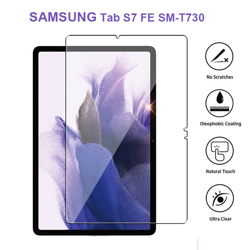 9H Tempered Glass For Samsung galaxy Tab S7 FE SM-T730 SM-T736B 2021 Tablet Screen Protector for T730 12.4 Inch Protective Film
9H Tempered Glass For Samsung galaxy Tab S7 FE SM-T730 SM-T736B 2021 Tablet Screen Protector for T730 12.4 Inch Protective Film