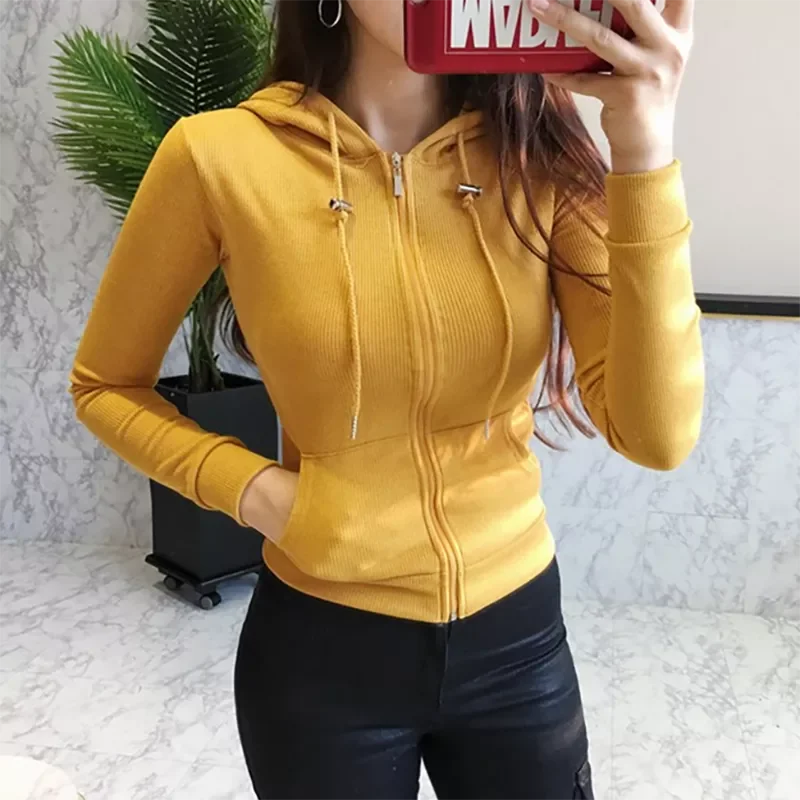 Free shipping Skinny Short Hoodies Women Sweatshirt Spring And Autumn Casual Tops
Free shipping Skinny Short Hoodies Women Sweatshirt Spring And Autumn Casual Tops