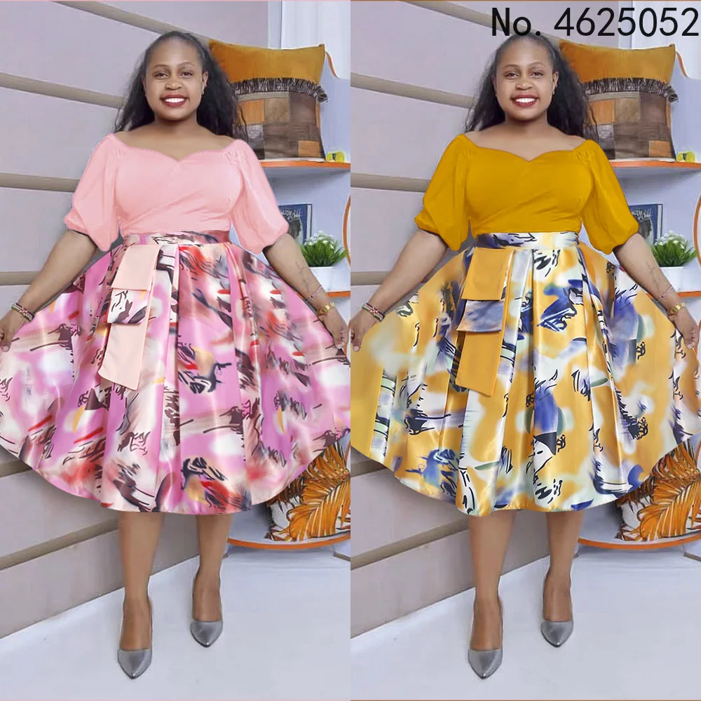 African Dresses for Women Summer African Women Short Sleeve Printing V-neck Polyester Dress African Clothes Women
African Dresses for Women Summer African Women Short Sleeve Printing V-neck Polyester Dress African Clothes Women