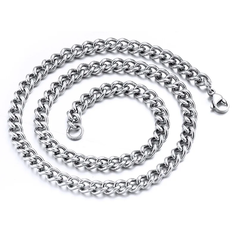 304 Titanium Steel Chain Luggage Chain Side Twist Chain Stainless Steel Necklace Jewelry Matching Chain Fashion Metal Necklace
304 Titanium Steel Chain Luggage Chain Side Twist Chain Stainless Steel Necklace Jewelry Matching Chain Fashion Metal Necklace