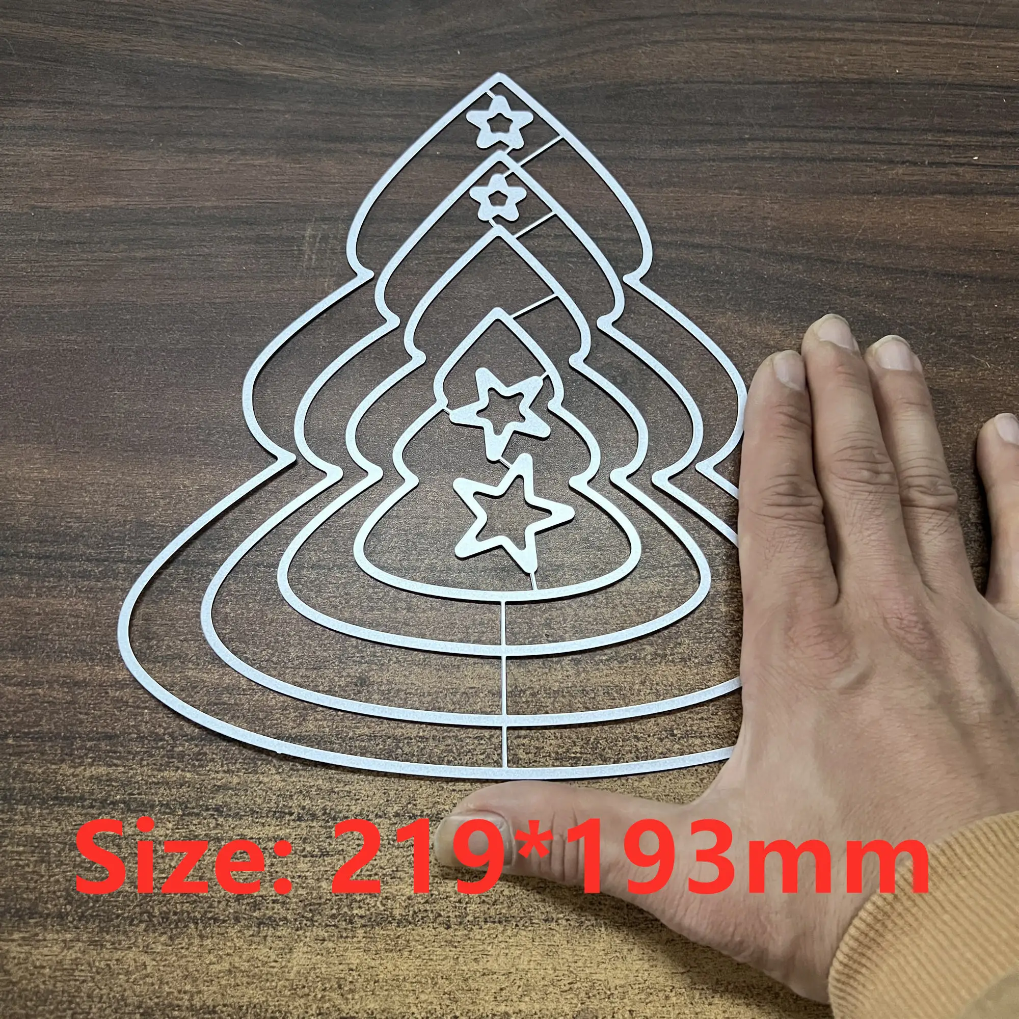 1pc Christmas Tree Star Metal Cutting Dies Stencil Scrapbooking Diy Album Stamp Paper Card Embossing Decor Craft Mould
1pc Christmas Tree Star Metal Cutting Dies Stencil Scrapbooking Diy Album Stamp Paper Card Embossing Decor Craft Mould