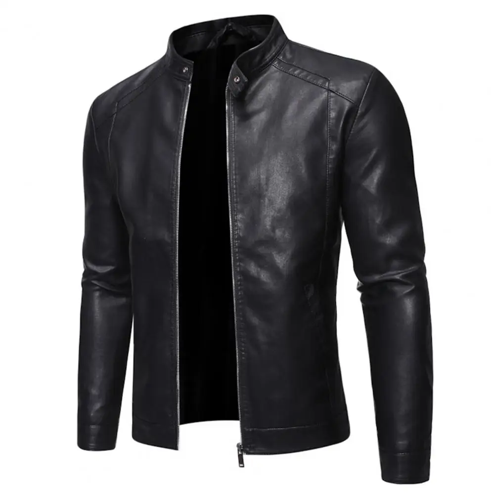 Fashion Bike Jacket Slim Fit Cardigan Faux Leather Slim Jacket Coat Faux Leather Motorcycle Jacket Outwear
Fashion Bike Jacket Slim Fit Cardigan Faux Leather Slim Jacket Coat Faux Leather Motorcycle Jacket Outwear