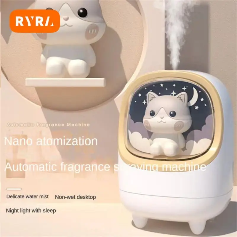 

Desktop Humidifier Cute Pets Shape With Atmosphere Light Large-capacity Batteries Atomization Humidification Home Air Freshener