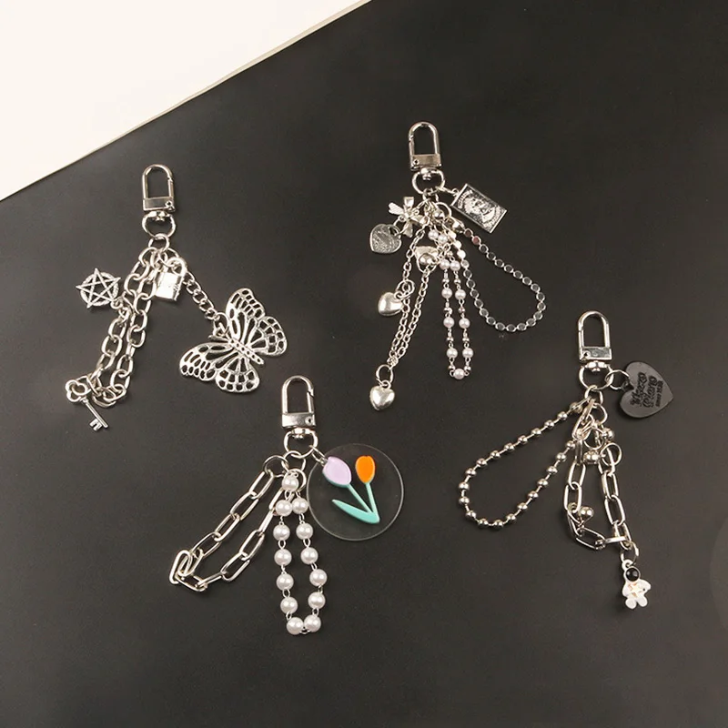 Butterfly Spaceman Heart Shape Keychain Bag Pendant Small Gift For Earphone Case Chain Ornaments Keyring Imitate Pearl Chain
Butterfly Spaceman Heart Shape Keychain Bag Pendant Small Gift For Earphone Case Chain Ornaments Keyring Imitate Pearl Chain