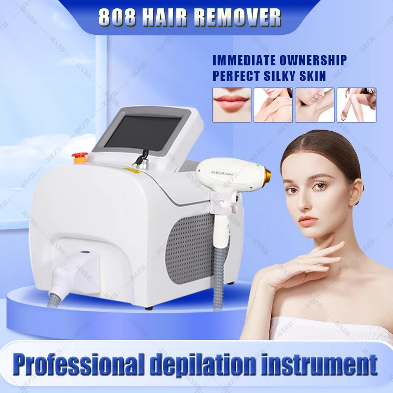 

Портативный Аппарат для удаления волос с диодным лазером, 3 волны 755 нм 808 нм 1064 нм, новейший диодный лазер, косметологический инструмент