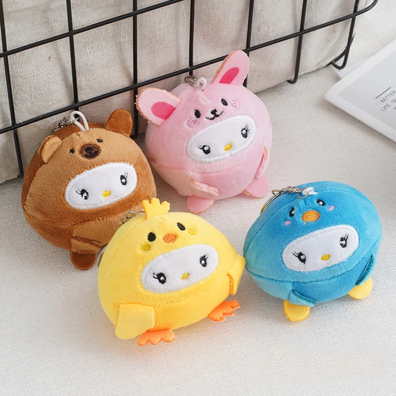2023 Hot Cute Plush Round Roll Chicken Duck Bear Rabbit Cartoon Animal Mini Doll Keychain Pendant Toy Gift For Kids Party Favors
2023 Hot Cute Plush Round Roll Chicken Duck Bear Rabbit Cartoon Animal Mini Doll Keychain Pendant Toy Gift For Kids Party Favors