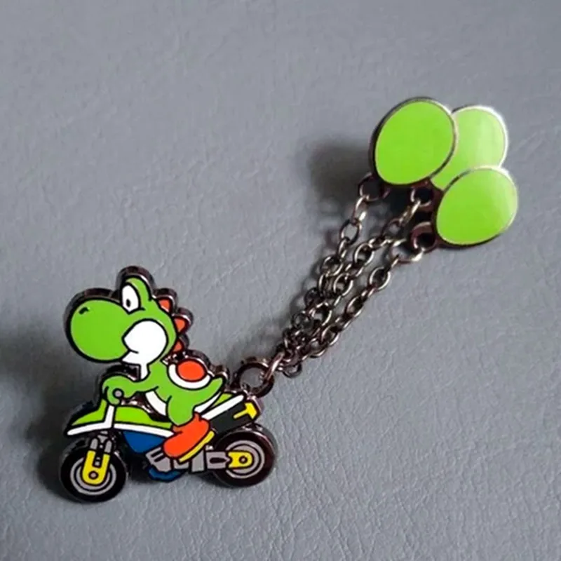 Yoshi Balloon Battle Mode with Chains Enamel Brooch Pin Brooches Lapel Pins Badge Denim Jacket Jewelry Accessories Fashion Gifts
Yoshi Balloon Battle Mode with Chains Enamel Brooch Pin Brooches Lapel Pins Badge Denim Jacket Jewelry Accessories Fashion Gifts