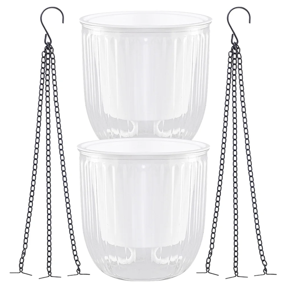 2pcs Small Plants Hanging Pot Indoorer Pots Outdoor Pot Plastic Potss-Watering Clear Pot for Indoor and
2pcs Small Plants Hanging Pot Indoorer Pots Outdoor Pot Plastic Potss-Watering Clear Pot for Indoor and