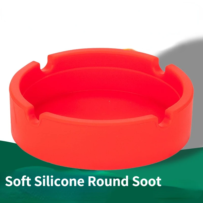 Soft Silicone Round Ashtray Home Office Cigarette Tool Box Smoking Tray Household Supplies
Soft Silicone Round Ashtray Home Office Cigarette Tool Box Smoking Tray Household Supplies