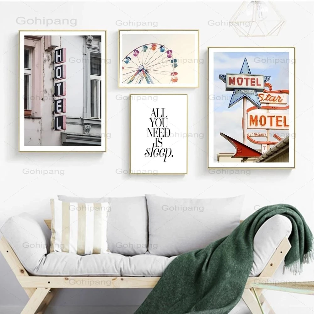 City Street Landscape Canvas Painting Colorful Ferris Wheel Pink Structure Posters and Prints Gallery Living Room Home Decor
City Street Landscape Canvas Painting Colorful Ferris Wheel Pink Structure Posters and Prints Gallery Living Room Home Decor
