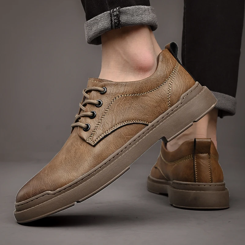 Handmade Mens Oxford Shoes Genuine Leather Dress Footwear Classic Business Flats Fashion Men Leisure Walk Shoes New Formal Flats
Handmade Mens Oxford Shoes Genuine Leather Dress Footwear Classic Business Flats Fashion Men Leisure Walk Shoes New Formal Flats